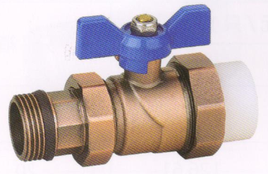 吕丰分水器阀门管件_LF232G PPR活接球阀（古铜）