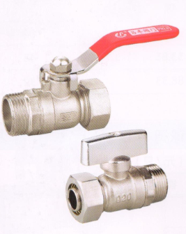 吕丰球阀_LF212M 卡套式黄铜外丝球阀