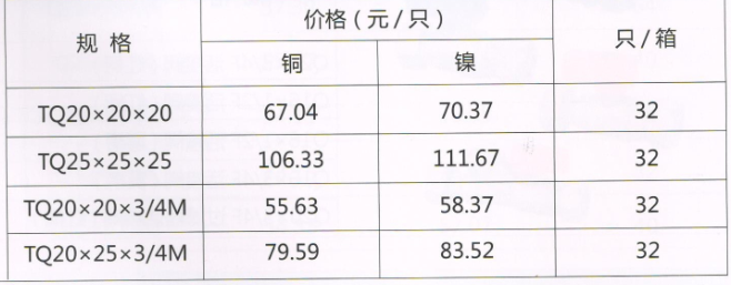 吕丰球阀_LF235卡套式黄铜三通球阀 规格与价格