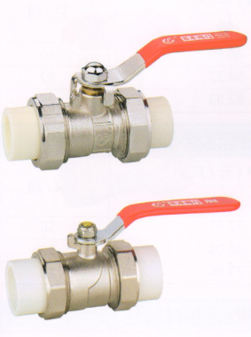 吕丰PP-R球阀_LF206PP-R热熔双活接球阀