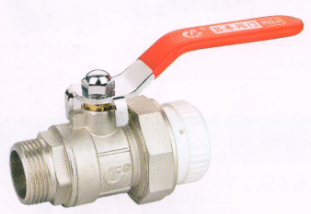 吕丰PP-R球阀_LF208b 外丝变RPAP5热熔活接球阀