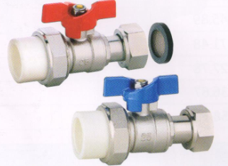 吕丰PP-R球阀_LF259 PPR变内丝活接球阀（壁挂炉）