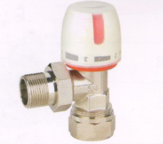 吕丰温控阀_LF154b 卡套角式温控阀(双套) 