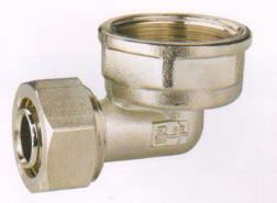 吕丰铝塑管卡套式_LF308 铝塑管卡套式-内丝弯头