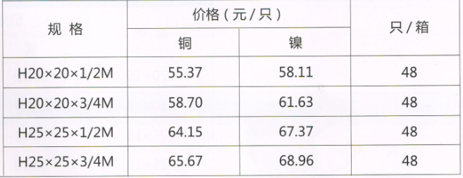 吕丰铝塑管卡套式_LF314 铝塑管卡套式-H型三通规格与价格