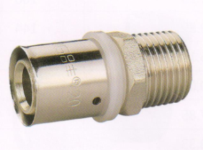 吕丰铝塑管卡压式_LF403铝塑管卡压式-外丝直接