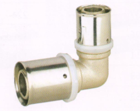 吕丰铝塑管卡压式_LF412铝塑管卡压式-异径弯头