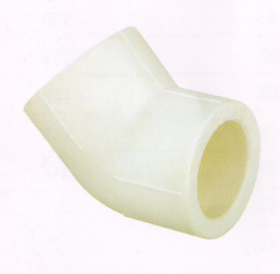 吕丰工程PP-R管件_LF607 PPR-45°等径弯头