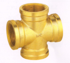 吕丰通用管件_LF714通用铜管件-四通