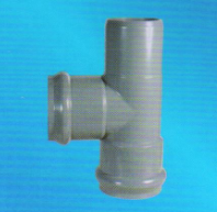 宏岳PVC_U柔性接口管件__二承一插三通 