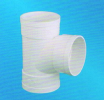 宏岳PVC_U排水管材管件__顺水三通