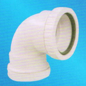 宏岳PVC_U消音管件__消音弯头90°