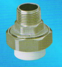 宏岳PP-R管材管件__外螺纹活接