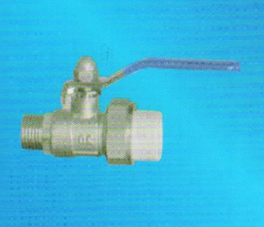 宏岳PP-R管材管件__外螺纹单活接球阀