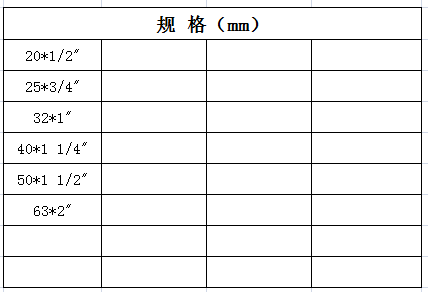 宏岳PE-RT管件_外丝活接规格