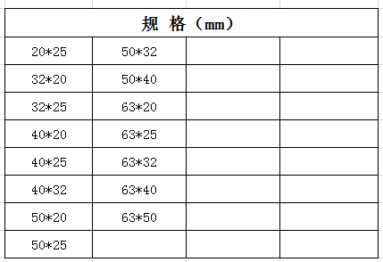 宏岳PE-RT管件_异径直接规格