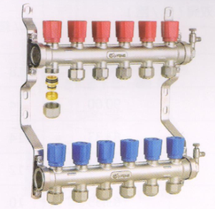 吕丰分水器管件_LF3374-32JZ1＂G型锻压手动温控分水器（间距5.0）