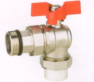 吕丰分水器阀门_LF258 PP-R角式活接球阀