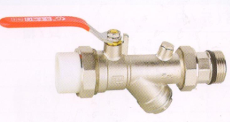 吕丰球阀_LF209A长柄PP-R带过滤器活接球阀