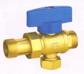 吕丰球阀_LF236卡套式黄铜三通活接球阀