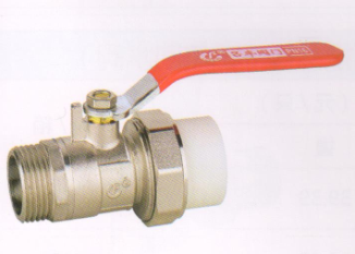 吕丰PP-R球阀_LF208外丝变PP-R热熔活接球阀