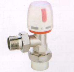 吕丰温控阀_LF154a PP-R角式温控阀(双套)