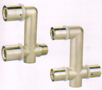 吕丰铝塑管卡压式_LF414铝塑管卡压式-H型三通