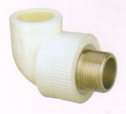 吕丰工程PP-R管件_LF609 PPR-外丝弯头