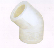 吕丰精品PP-R管件_LF657精品PPR-45°等径弯头