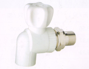 吕丰精品PP-R管件_LF272精品PPR-角式外丝活接阀