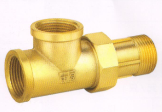 吕丰通用管件_LF713通用铜管件-活接三通