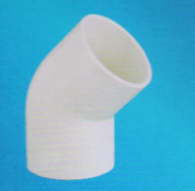 宏岳PVC_U给水管材管件（白色、灰色)__45°弯头