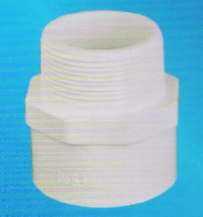 宏岳PVC_U给水管材管件__全塑外丝直接头