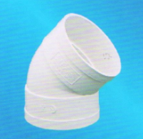 宏岳PVC_U排水管材管件__45°弯头