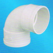 宏岳PVC_U排水管材管件__90°弯头
