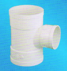 宏岳PVC_U排水管材管件__异径三通