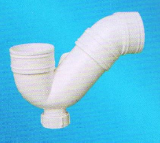 宏岳PVC_U排水管件__P型存水弯（带检查口）