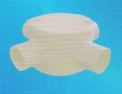 宏岳PVC_U阻燃管材管件__圆接线盒（四通）