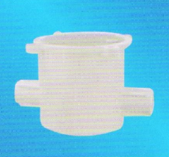 宏岳PVC_U阻燃管材管件__暗装灯头深型圆接线盒（双直通）