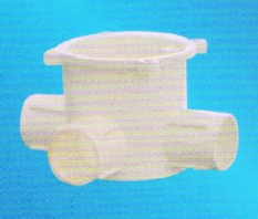 宏岳PVC_U阻燃管材管件__暗装灯头深型圆接线盒（三通）