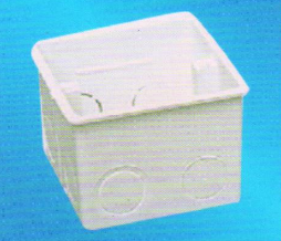 宏岳PVC_U阻燃管材管件__明装开光方盒