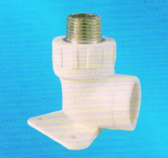 宏岳PP-R管材管件__带座外螺纹弯头