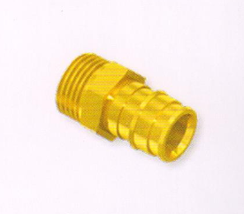 宏岳PE-Xa管材铜质快易管件__外螺纹直接