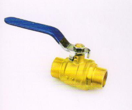 宏岳PE-Xa管材铜质快易管件__双外螺纹球阀